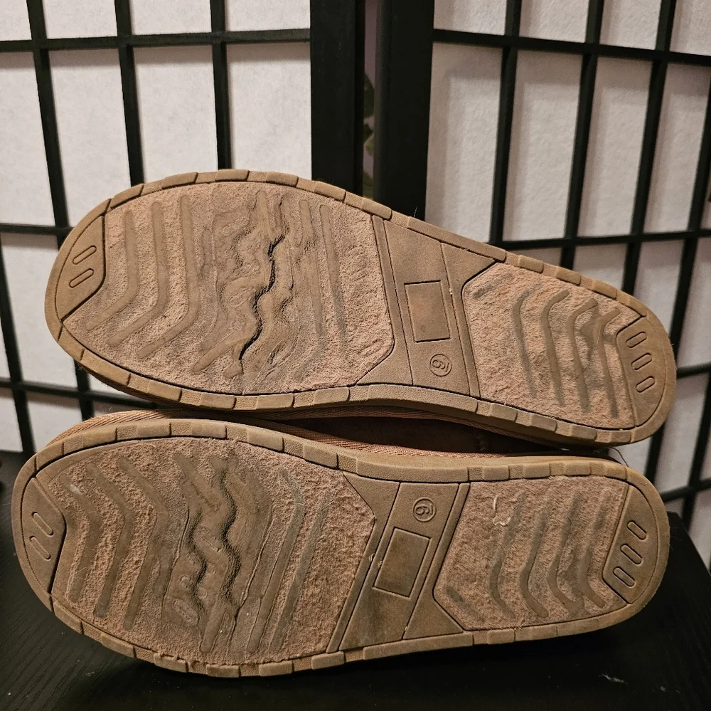 Arizona Jean Co. Memory Foam Suede‎ Tan Brown Cozy Winter Ankle Boots